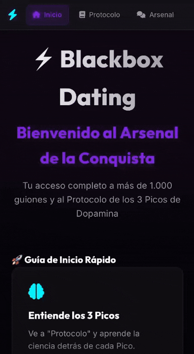 App Arsenal Digital en Acción